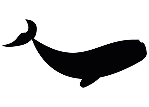 whale wild animal silhouette 4714236 Vector Art at Vecteezy