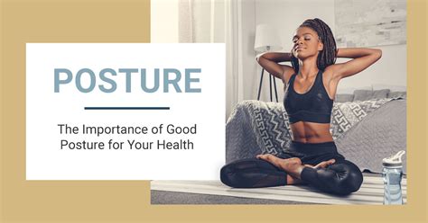 The Importance of Good Posture for Your Health | Nimbus Clinics