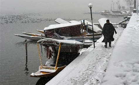 Fresh Snowfall Disrupts Life In Kashmir Valley