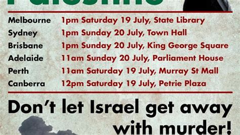 Gaza solidarity protests | Socialist Alliance