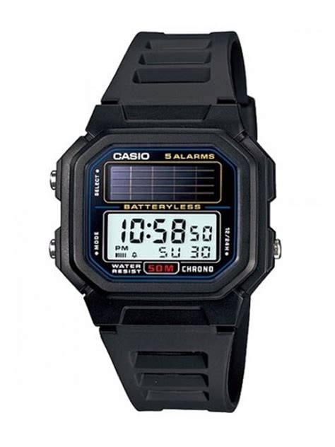 Casio Solar-Light Powered Digital Watch with Alarm and Stopwatch #AL-190W-1AV