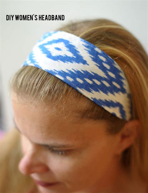 DIY Women's Fabric Headband