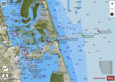 FORT PIERCE HARBOR (Marine Chart : US11475_P290) | Nautical Charts App