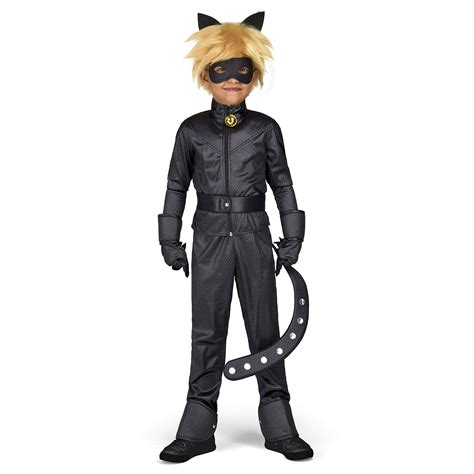 Cat Noir Miraculous Ladybug Costume 9-10 Years | ubicaciondepersonas ...