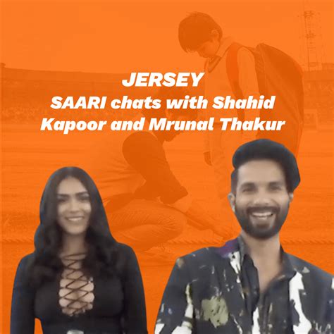 Jersey - Shahid Kapoor and Mrunal Thakur Interview - SAARI Collective