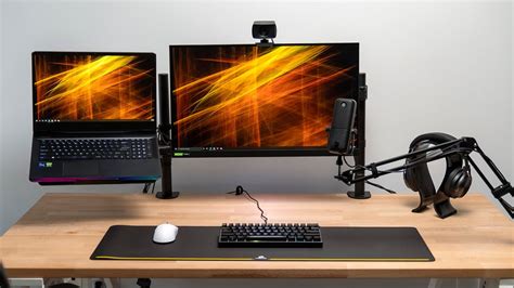 Ultimate Laptop Gaming & Streaming Desk Setup Tour! - YouTube