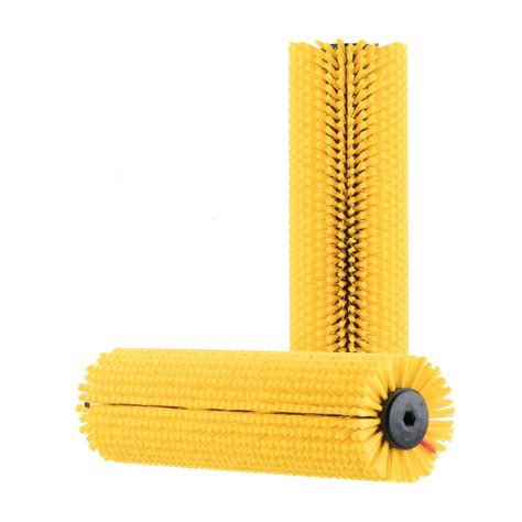 TM4 Yellow Extra Stiff Brush 15" (Set of 2) - CRB Carpet Cleaning Machines and Chemicals