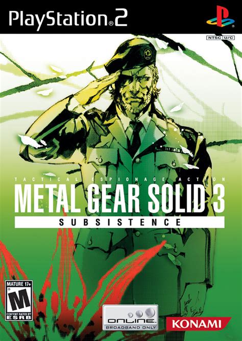 Metal Gear Solid 3 Subsistence Sony Playstation 2 Game