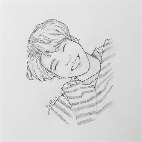 ArtStation - BTS Jimin Fanart Sketch