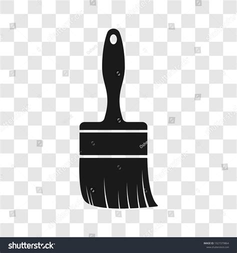 Paint Brush Black Icon Solid Logo Stock Vector (Royalty Free) 1927379864 | Shutterstock