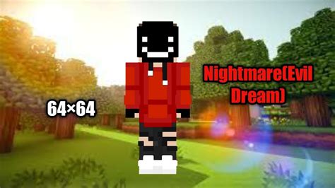 I made Evil Dream (Nightmare) Minecraft Skin (64×64) (Part 9) - YouTube