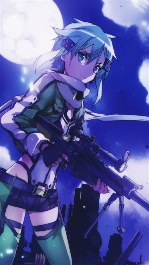 Sword Art Online 2 Sinon.LG D802 Optimus G2 wallpaper 1080×1920 – Kawaii Mobile