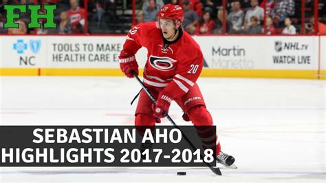 Sebastian Aho Highlights 2017-2018 - YouTube