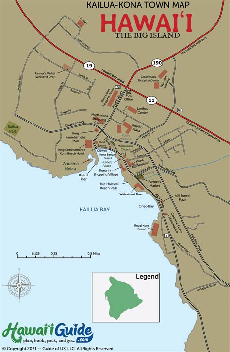 Kailua Kona Hi Map