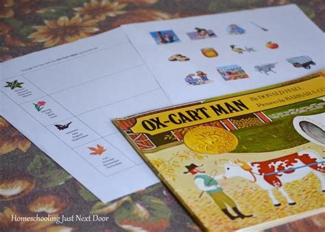 Homeschooling Just Next Door: Ox-Cart Man Extension Activity