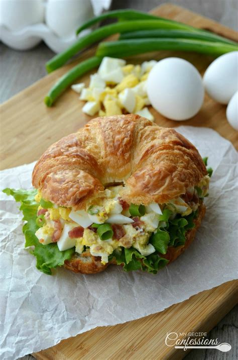 Easy Bacon Egg Salad Sandwich