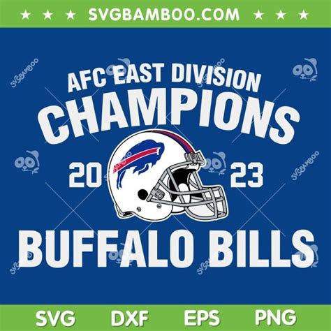 Bills AFC East Division Champions SVG