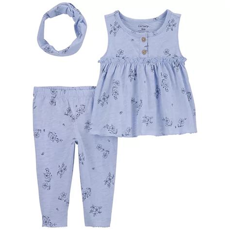 Baby Girl Carter's 3-Piece Floral Little Outfit Set