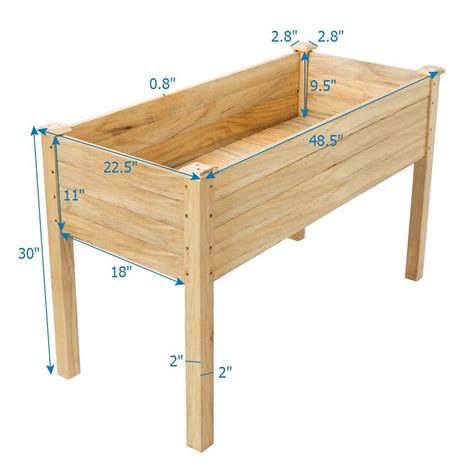 Elevated Cedar Planter Box Plans