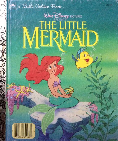 Walt Disney's The Little Mermaid Little Golden Book | Etsy | Little golden books, The little ...