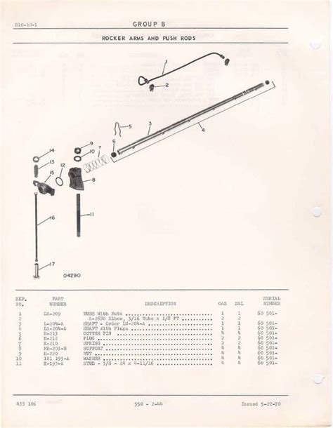 Oliver 550 Tractor Parts Manual Illustrated Parts Manual Catalog IPL IPC