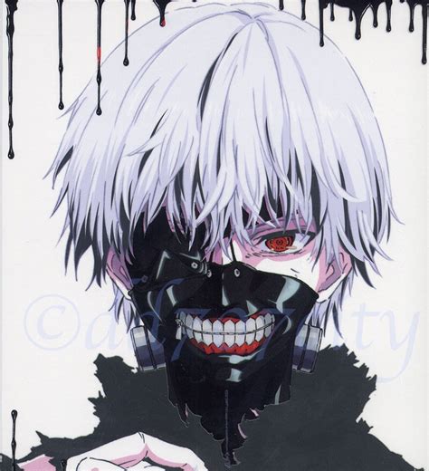 Tokyo Ghoul Kaneki Ken Adjustable Mask Japanese Anime Cosplay Halloween Costume | eBay