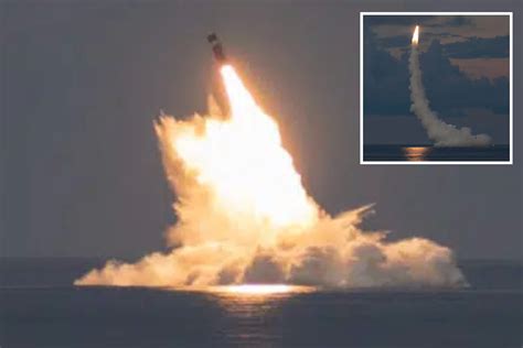 US submarine launches Trident II nuclear missiles in stunning show of ...