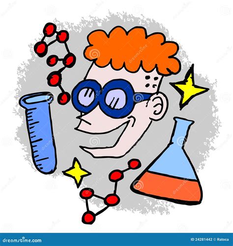 Science cartoon stock vector. Illustration of smile, ugly - 24281442