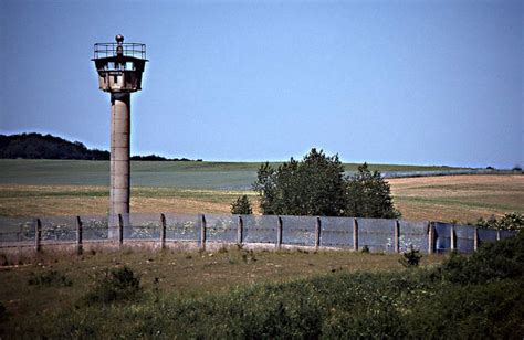 East German border before the wall came down. | Berlin wall, East germany, Germany