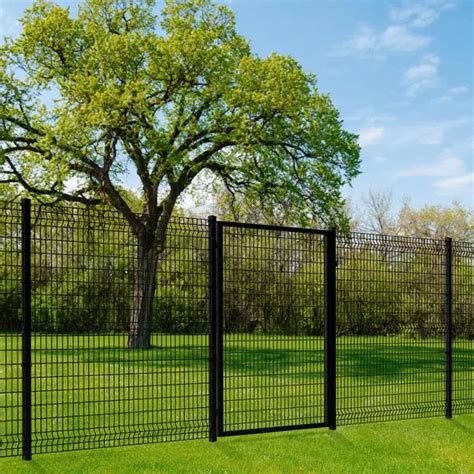 Ironcraft Euro Euro 6-ft H x 6-ft W Black Steel Yard Fence Panel in the Metal Fence Panels ...