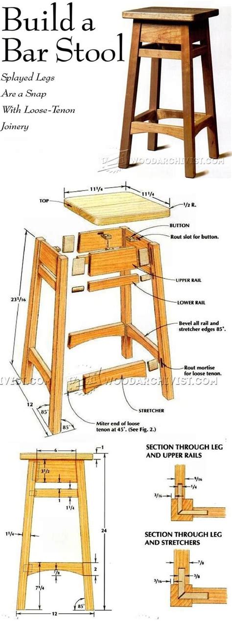 Free Diy Bar Stool Plans / Diy bar stool plans | Adrian's blogs - If ...