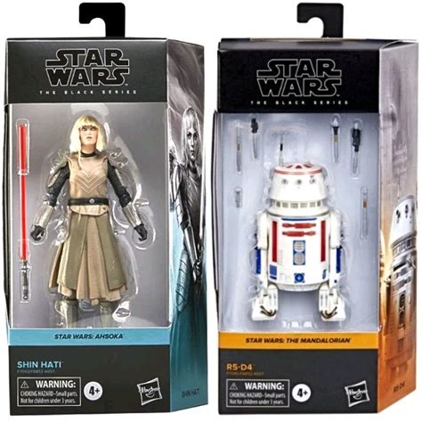 Star Wars The Black Series R5-D4 Baylan Skoll Shin Hati Mandalorian Fleet Commander Starkiller 6 ...