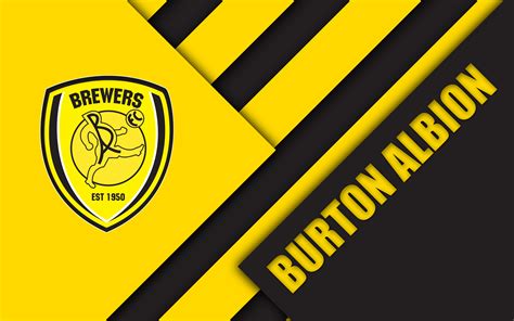 Download Emblem Logo Soccer Burton Albion F.C. Sports 4k Ultra HD Wallpaper