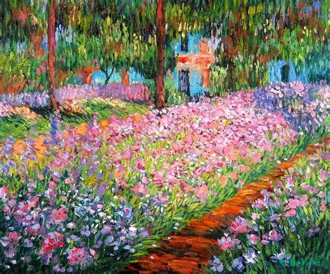 Claude Monet: Irises in the Artist's Garden at Giverny - 1900 [Large View]