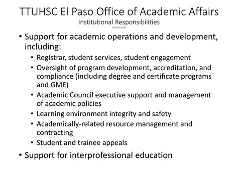 Organizational Chart | Office of Academic Affairs