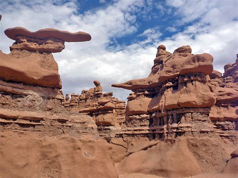 Layered rocks: Goblin Valley State Park, Utah