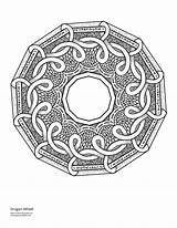 Dragon Wheel Mandala Coloring Page Download Printable PDF  Templateroller sketch template