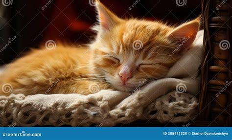 Red Kittens in a Basket, Charming Beautiful Baby Cat Breeds Stock Photo ...