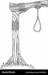 Knot Noose Hangman Tie Make Paracord Lanyards Hangmans Gallows Diagram  sketch template