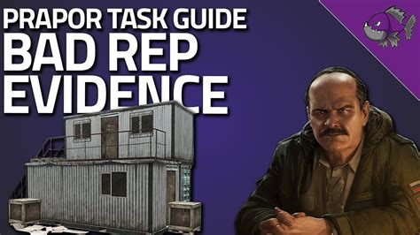 Bad Rep Evidence - Prapor Task Guide - Escape From Tarkov - New World videos