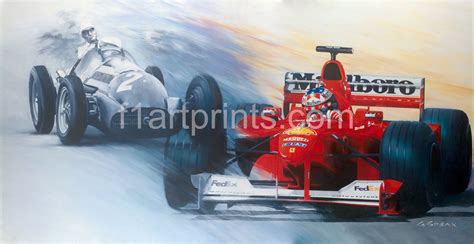 Formula 1 Paintings - F1 Art & Motorsport Art