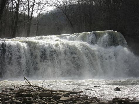 You Can Practically Drive Right Up To Brush Creek Falls In West Virginia