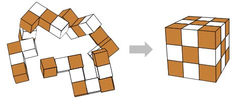 Solving the Snake Cube Puzzle in Haskell