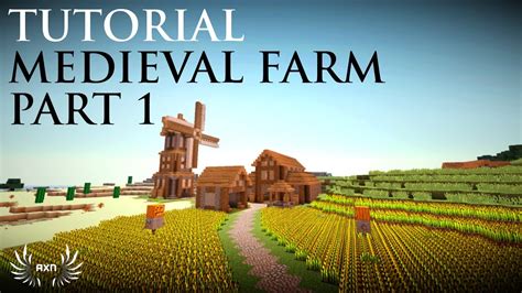 Minecraft Tutorials - Medieval Farm (Part 1/3) - YouTube