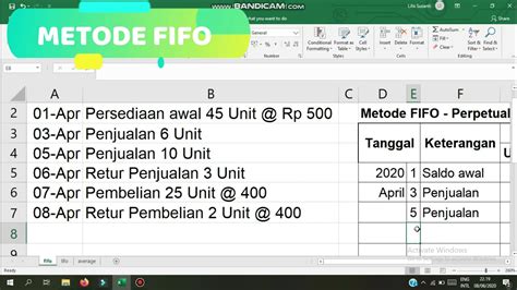 Cara Menghitung Nilai Persediaan Akhir Dengan Metode FIFO, 41% OFF