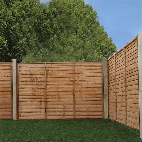 6ft x 6ft Lap Garden Wooden Fence Panels - JMD Building & DIY Supplies