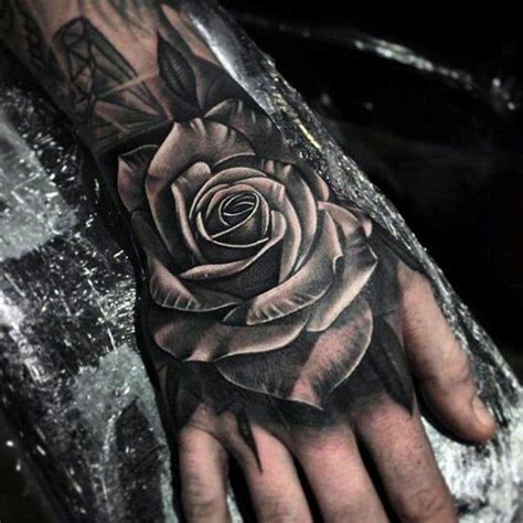 130+ Best Hand Tattoos That Don't Go out of Style | Rose tattoos for ...