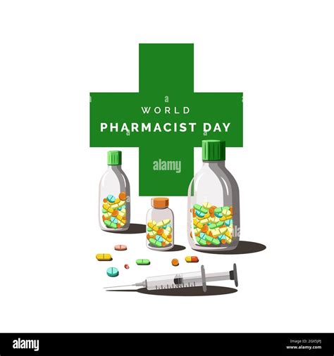 World Pharmacist Day Vector Illustration Stock Vector Image & Art - Alamy