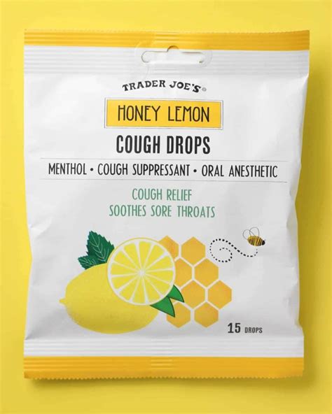 Trader Joe's Honey Lemon Cough Drops - BecomeBetty.com