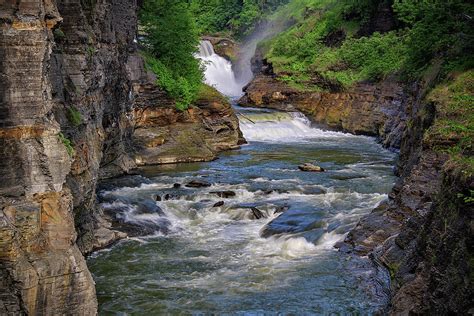 Lower Falls and the Genesee River Gorge Photograph by Rick Berk